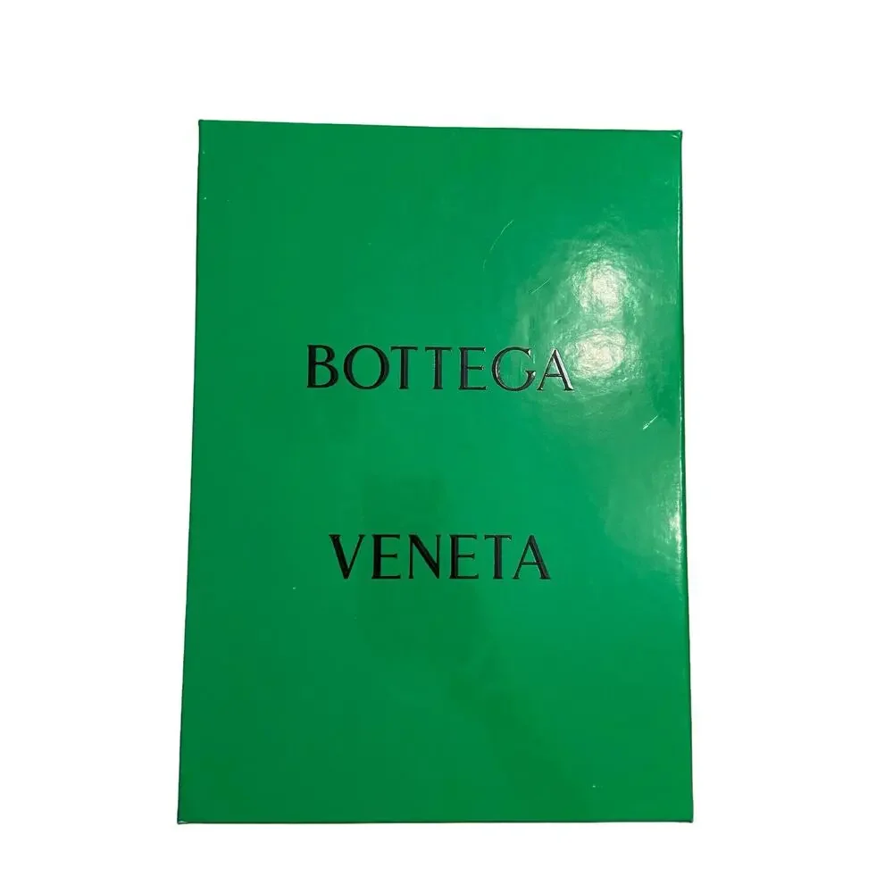 Bottega Veneta Leather Stretch Wedge Sandals Ankle Strap Square Toe 35.5/ US 5.5 - Picture 12 of 14